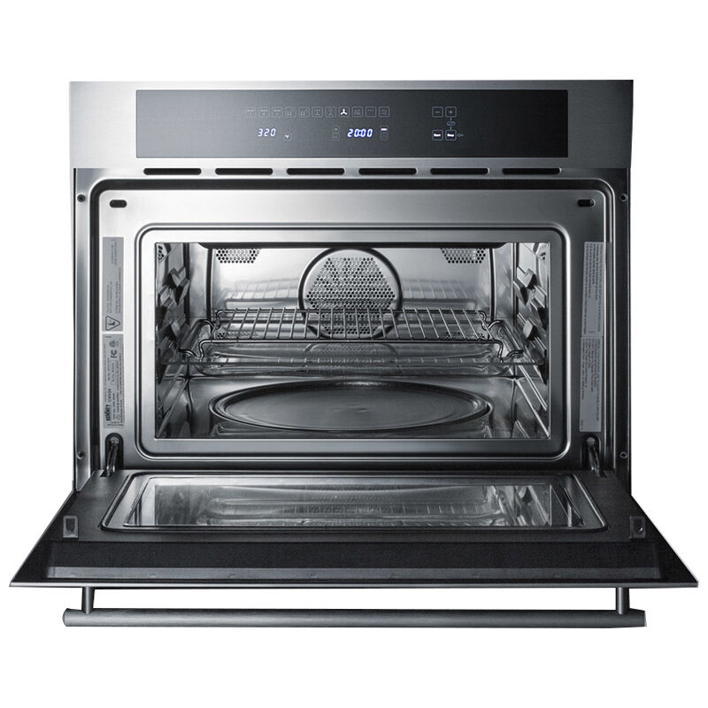 Summit 24 in. 1.3 cu. ft. Built-In Microwave with 3 Power Levels - Stainless Steel, , hires
