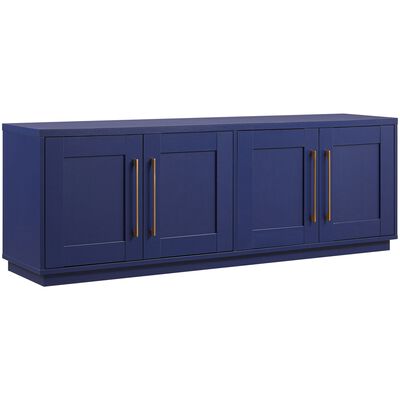 Preston & Cole Tansy 68" Wide TV Stand for TVs up to 75" - Dark Blue | 141951P