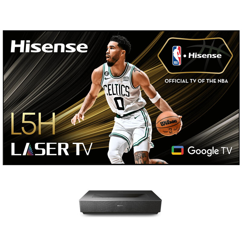 Hisense L5H 2700-Lumen UHD 4K Ultra Short-Throw Laser Smart Home Theater Projector with 100" ALR Screen, , hires