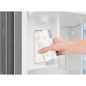 Frigidaire 36 in. 27.8 cu. ft. French Door Refrigerator with Ice & Water Dispenser - White, White, hires