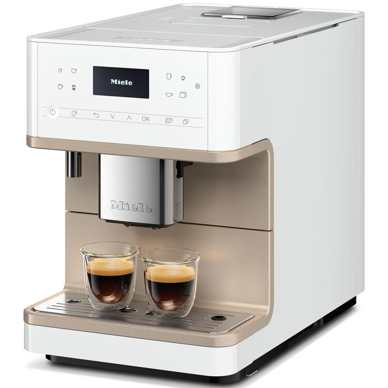 Miele CM 6360 MilkPerfection Countertop Coffee Machine - Lotus white, Lotus White, hires