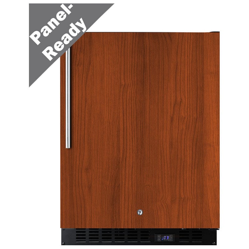 Summit 24 in. 3.7 cu. ft. Built-in Compact Upright Freezer with Adjustable Shelves - Custom Panel Ready, , hires