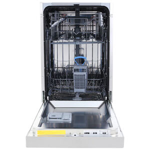 Avanti 18 in. Front Control Dishwasher with 53 dBa Sound Level & Pocket - White, , hires