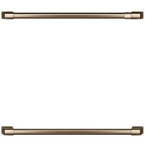 Cafe Handle Kit for 30 in. Double Wall Ovens - Brushed Bronze, , hires