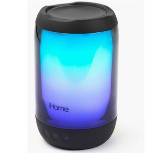 iHome PlayGlow+ Rechargeable Color Changing Waterproof Bluetooth Speaker with Mega Battery - Black, , hires