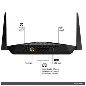 NETGEAR Nighthawk AX4 4-Stream AX3000 WiFi Router