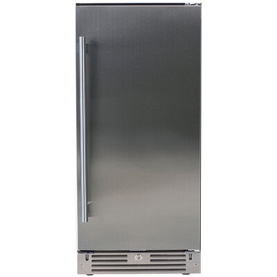 XO 15 in. Built-In/Freestanding Beverage Center with Adjustable Shelves & Digital Control Right Hinged - Stainless Steel | XOU15BCSFR