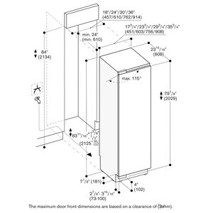 Gaggenau Vario 400 Series 30 in. 15.8 cu. ft. Built-in Smart Double-Drawers Upright Freezer with Ice-Maker & Adjustable Shelves - Custom Panel Ready, , hires