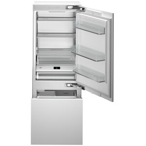 Bertazzoni Master Series 30 in. Built-In 16.0 cu. ft. Counter Depth Bottom Freezer Refrigerator with Internal Water Dispenser- Custom Panel Ready, , hires
