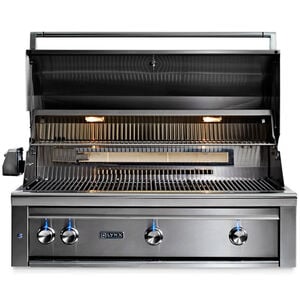 Lynx Professional 42 in. 3-Burner Built-In Natural Gas Grill with Rotisserie & Smoker Box - Stainless Steel, , hires