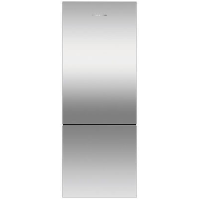 Fisher & Paykel Series 5 25 in. 13.5 cu. ft. Smart Counter Depth Bottom Freezer Refrigerator - Stainless Steel | RF135BRPX6N