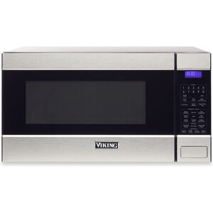 Viking 3 Series 24 in. 2.0 cu.ft Built-In/Countertop Microwave with 11 Power Levels & Sensor Cooking Controls - Stainless Steel, , hires