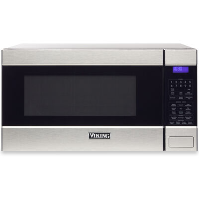 Viking 3 Series 24 in. 2.0 cu.ft Built-In/Countertop Microwave with 11 Power Levels & Sensor Cooking Controls - Stainless Steel | RVM320SS