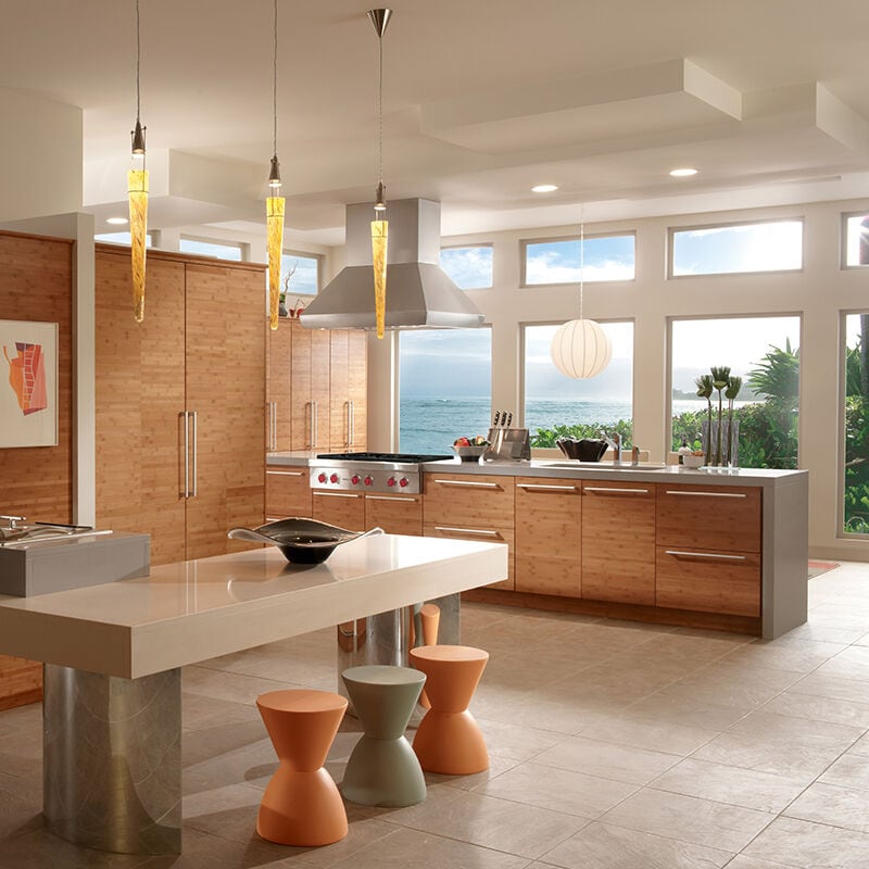 Wolf 36 in. Ducted Chimney Style Range Hood with 2 LED Lights - Stainless Steel, , hires