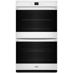 Whirlpool 27 in. 8.6 cu. ft. Smart Top Control Electric Double Wall Oven with Standard Convection - White, , hires