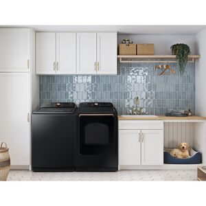 Samsung 27 in. 5.4 cu. ft. Smart Top Load Washer With Auto Dispense System - Brushed Black, , hires