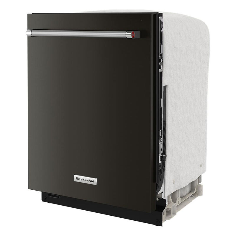 KitchenAid 24 in. Top Control Dishwasher with 44 dBa Sound Level & 3rd-Rack - Black Stainless Steel with PrintShield Finish, Black Stainless Steel with PrintShield Finish, hires