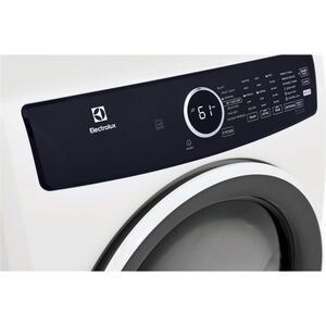 Electrolux 400 Series 27 in. 8.0 cu. ft. Stackable Electric Dryer with 7 Dry Programs, 6 Dry Options, Sanitize Cycle & Wrinkle Care - White, White, hires