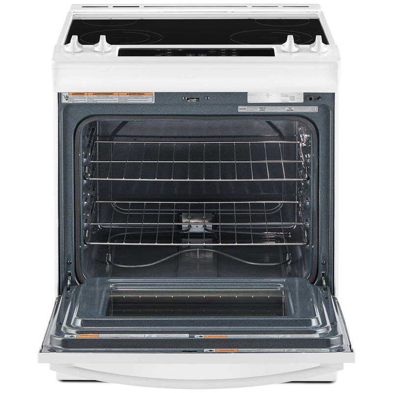 Whirlpool 30 in. 4.8 cu. ft. Slide-In Electric Range with Radiant Burners - White, White, hires