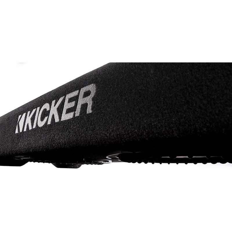 Kicker Down Firing Shallow Mount 10" Subwoofer Box, , hires