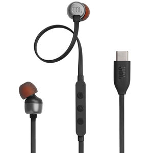 JBL- T310 USB C Wired Headphone - Black