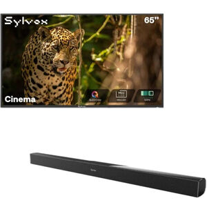 Sylvox - Cinema 65" Class Full Sun 4K UHD QLED Smart Google Outdoor TV, , hires
