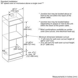 Thermador Professional Series 30 in. 1.6 cu. ft. 1000W Built-In Microwave with Convection & Sensor Cooking - Stainless Steel, , hires