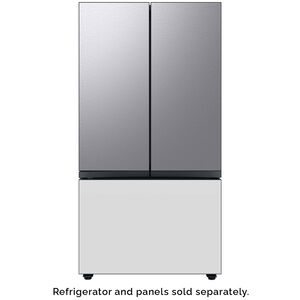 Samsung BESPOKE 3-Door French Door Bottom Panel for Refrigerators - White Glass, , hires