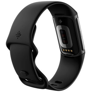 Fitbit Charge 6 Advanced Fitness & Health Tracker - Obsidian / Black Aluminum, , hires