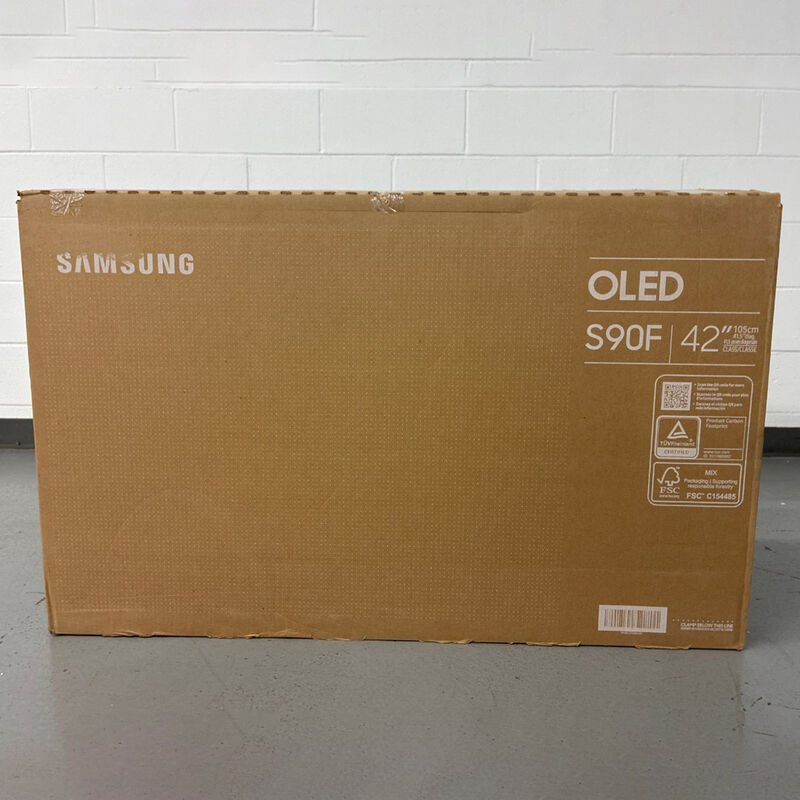 Samsung - 42" Class S90F OLED 4K UHD Samsung Vision AI Smart TV (Open Box Excellent Condition), , hires