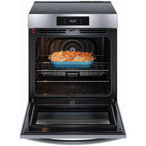 Frigidaire Gallery Series 30 in. 6.2 cu. ft. Convection Oven Slide-In Electric Range with 5 Induction Zones - Stainless Steel, , hires