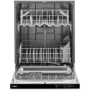 Whirlpool 24 in. Top Control Dishwasher with 55 dBa Sound Level & Pocket - Stainless Steel, Stainless Steel, hires
