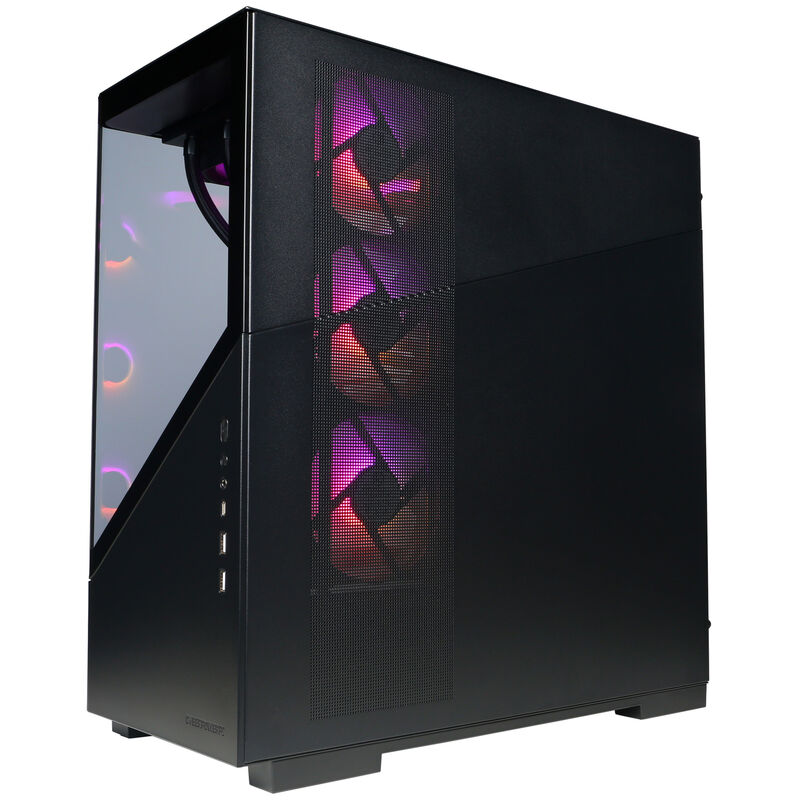 CyberPowerPC Gamer Supreme Desktop with AMD Ryzen 9 9950X3D2, 4.3 GHz, 16-Core CPU, NVIDIA GeForce RTX 5070, 12GB VRAM GPU, 32 GB RAM, 2 TB SSD & Windows 11 Home - Black, , hires