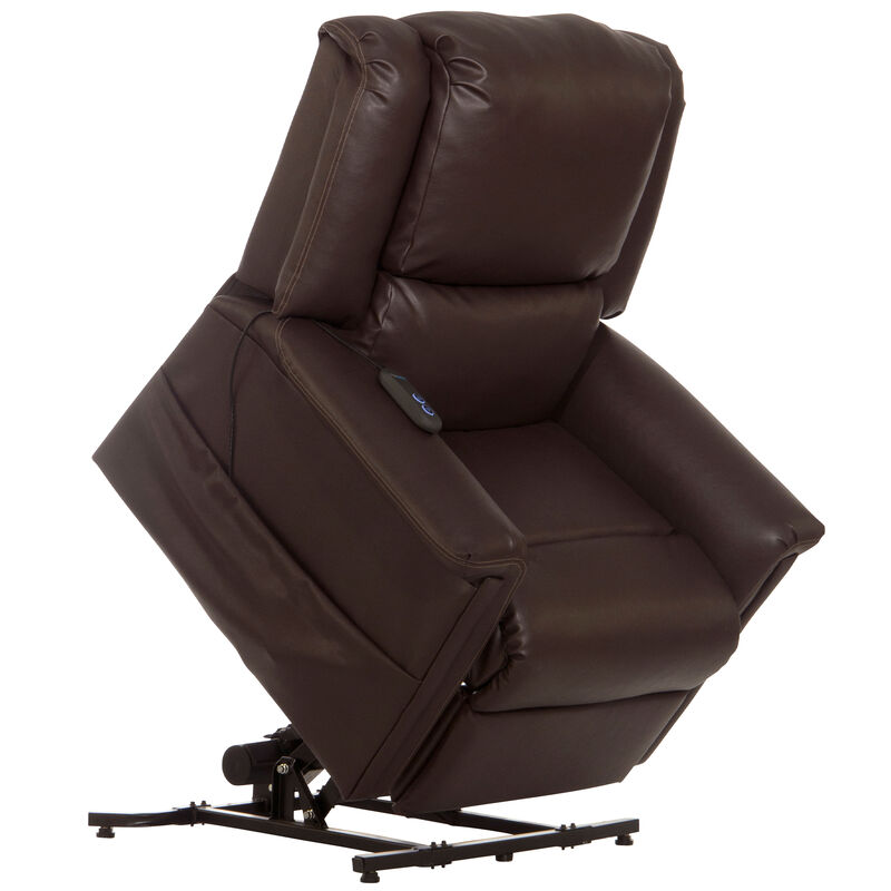 Catnapper Elsie Power Lift Lay Flat Recliner - Chocolate, , hires