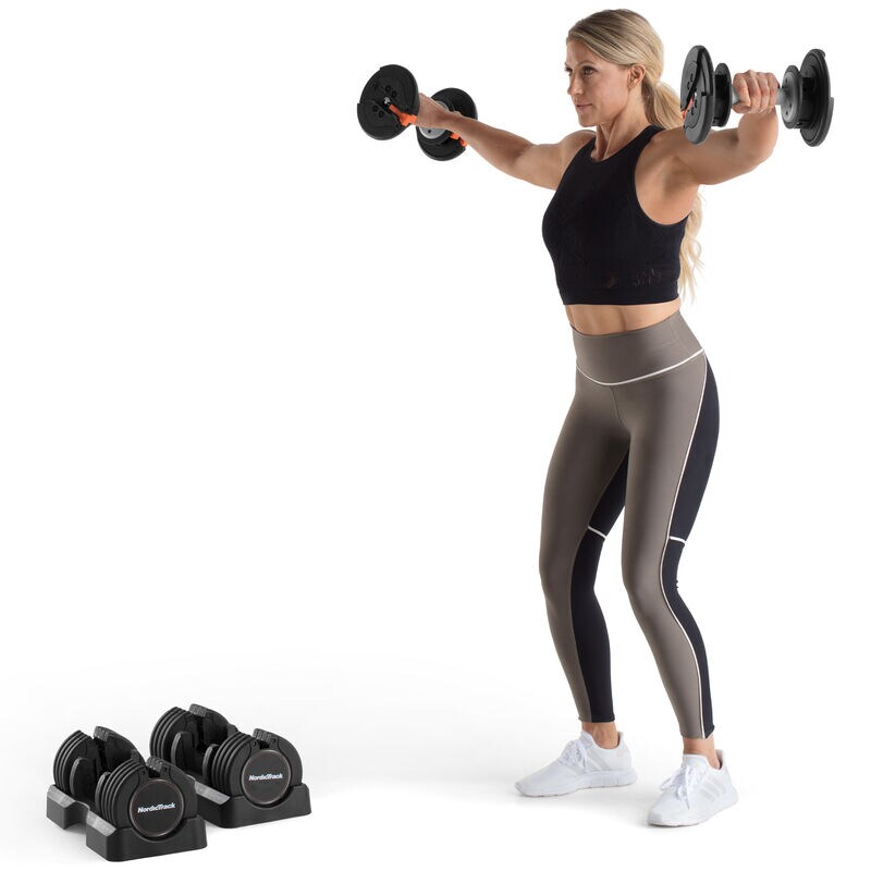 NordicTrack 55 Lb. Select-A-Weight Dumbbells, , hires