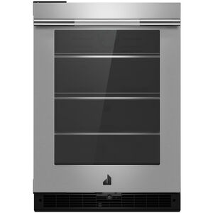 JennAir Rise 24 in. 5.2 cu. ft. Built-In Undercounter Refrigerator - Stainless Steel, , hires