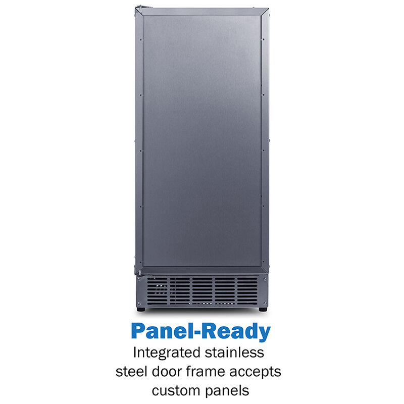 Summit 15 in. Built-In Undercounter Commercial-Use Ice Maker with 25 lb. Ice Storage, Auto-Defrost & Digital Control - Custom Panel Ready, , hires