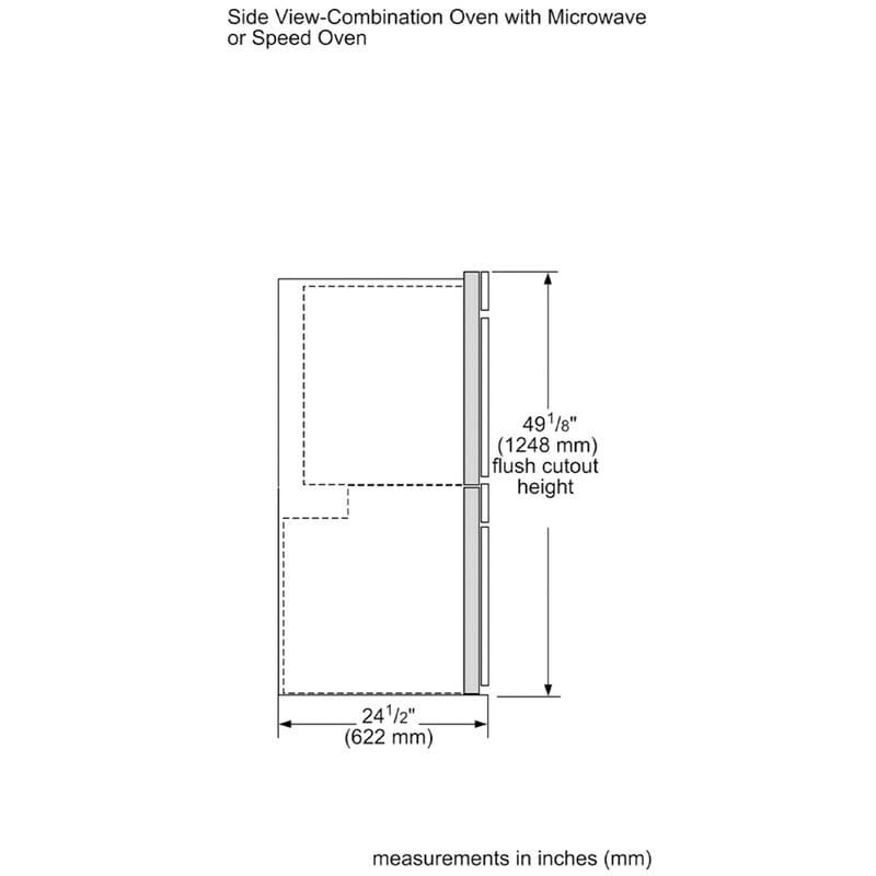Thermador Professional Series 30 in. 6.1 cu. ft. Smart Electric Microwave/Wall Oven Combo with True European Convection - Stainless Steel, , hires