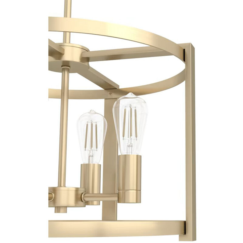 Hunter Astwood 18 in. 4-Light Chandelier - Alturas Gold, , hires