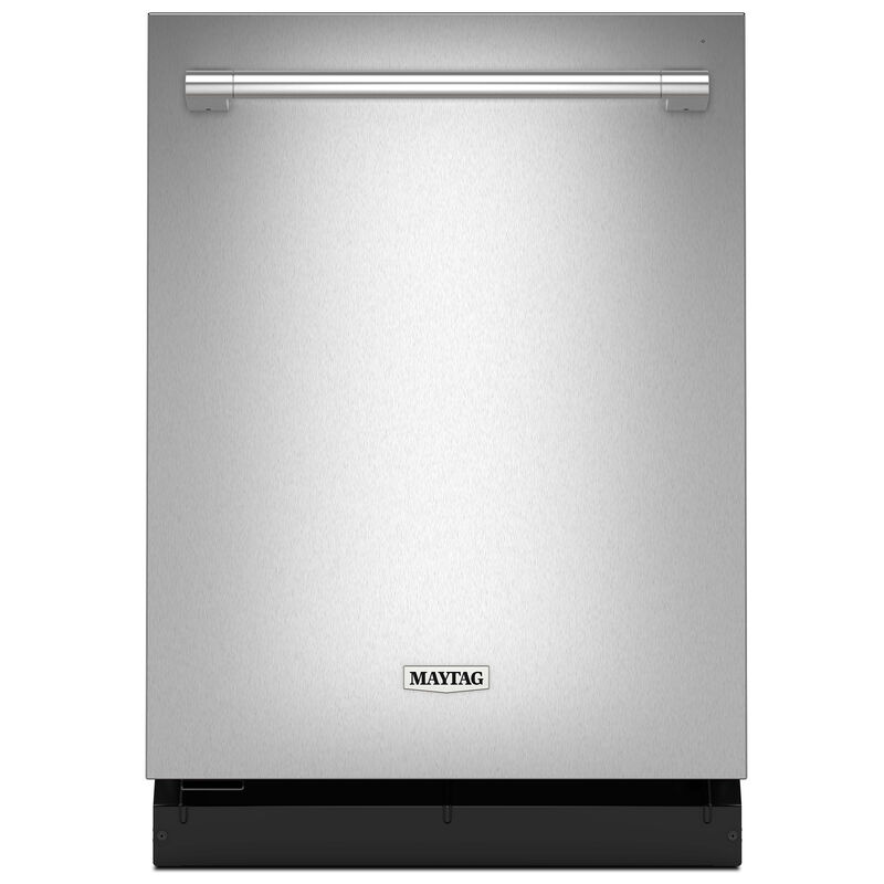 Maytag 24 in. Top Control Dishwasher with 51 dBa Sound Level - Fingerprint Resistant Stainless, , hires