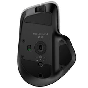 Logitech MX Master 4 Wireless Ergonomic Bluetooth & USB Mouse Wireless Mouse - Black, , hires