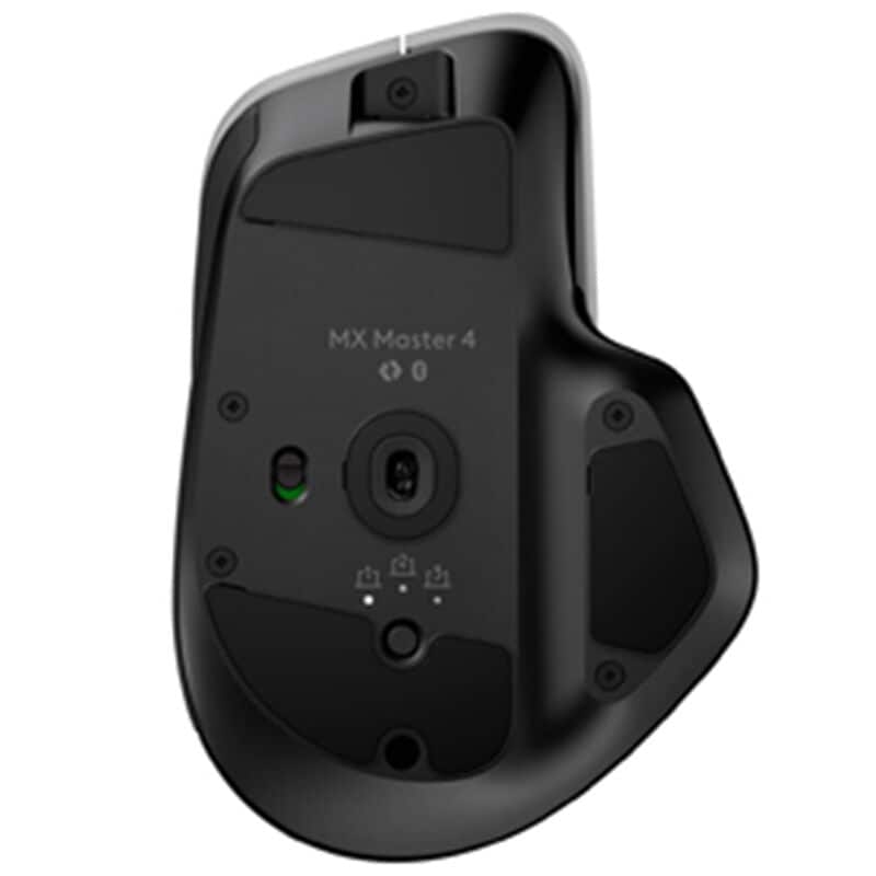 Logitech MX Master 4 Wireless Ergonomic Bluetooth & USB Mouse Wireless Mouse - Black, , hires