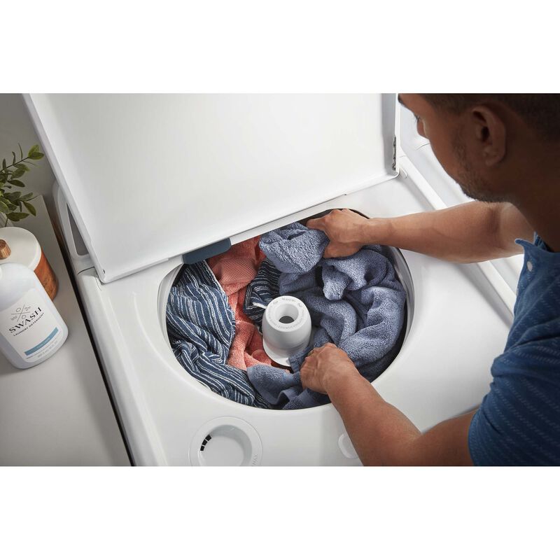Maytag 27.75 in. 4.5 cu. ft. Top Load Washer with Agitator & Extra Power Button - White, , hires