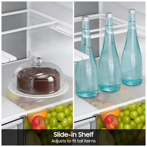 Samsung Bespoke 36 in. 29.5 cu. ft. Smart French Door Refrigerator with Internal Water Dispenser - Fingerprint Resistant Stainless, , hires