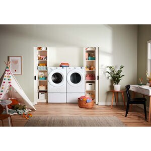 Whirlpool 27 in. 4.5 cu. ft. Stackable Front Load Washer with Tumble Fresh Option & Sanitize with Oxi - White, , hires