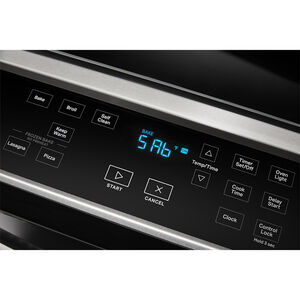 Whirlpool 30 in. 4.8 cu. ft. Slide-In Electric Range with Radiant Burners - Black, Black, hires