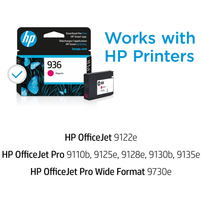 HP 936 Magenta Ink Cartridge, , hires