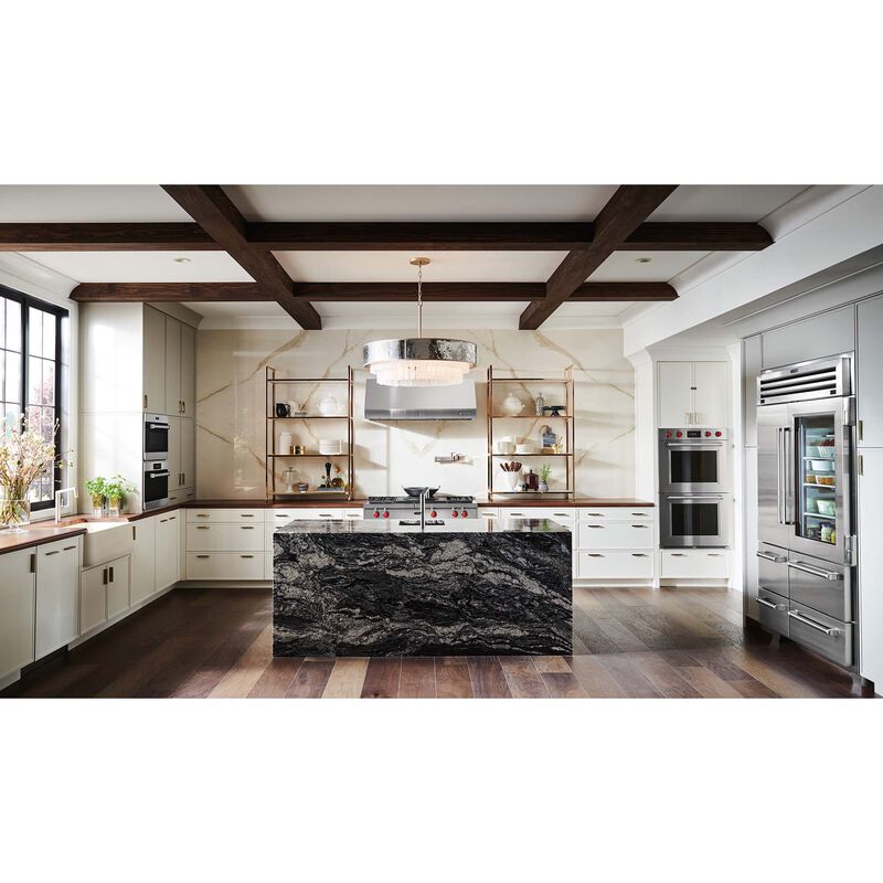 Wolf 48 in. 5-Burner Natural Gas Rangetop with Simmer Burner & Power Burner - Stainless Steel, , hires