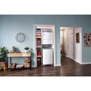 Whirlpool 24 in. 3.4 cu. ft. Stackable Compact Electric Dryer with Flexible Installation & Sensor Dry - White, , hires