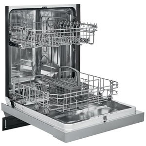 Frigidaire 24 in. Front Control Dishwasher with 52 dBa Sound Level & Pocket - Stainless Steel, Stainless Steel, hires